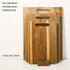 Set 3 Set YSTKC Acacia Wood Cutting Boards of PCS for Kitchen, Large Wooden Cutting Board with Handle, Thick Chopping