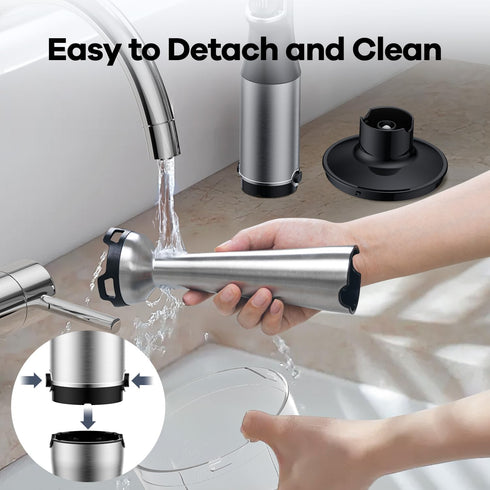 Immersion Hand Blender 5 in 1, 800W Electric Handheld Stick Mixer for Kitchen Soup, Mayo, Smoothie, Baby Food
