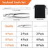 8 Set, 4 4 Set Pcs Crab Crackers and Tools Lobster Crackers and Picks, Crab Leg Cracker Tool, pcs Nut Crackers, pcs