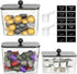 Lifewit 3 Pcs Laundry Pods Container with Bamboo Lid, Dryer Sheet Holder,