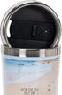 Footprints in the Sand Poem - 16 Oz. Stainless Steel Insulated Travel Mug with Lid