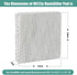 HC22P Whole House Humidifier Filter Pad Replacement - Compatible with Honeywell HE100, HE150, HE220, HE225, HE240 (2