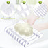 CHENGU Counter(Clear,4 Plastic Bar Soap Holder Soap Saver Tray Bar Dish Self Draining Dishes for Sponge Dryer Bathroom