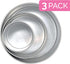 Aunt Shannon's Kitchen Tall Round Cake Pans - 4-inch, 6-inch, 8-inch Set for 3-Tiered Wedding or Birthday Cakes