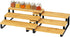 RoyalHouse Bamboo and Metal Expandable Spice Rack Organizer, 3-Tier Adjustable Kitchen Cabinet Countertop Display Shelf