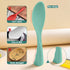 FireKylin Rice Paddle, Silicone Standing Rice Spatula with Non Stick Rice Spoon Paddle Heat Resistant Rice Cooker Spoon, Serving Spoon for Rice(Aqua)