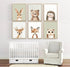 Tanmart 8x10x6 Inch Woodland Animal Nursery Wall Art Decor Baby Kids Canvas Poster Safari Animal Wall Decor Jungle