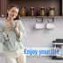 Poerlve Cabinet,6PCS Tumbler Lid Organizer Inside Coffee Mug Holder, Space Saving Cup Rack for Kitchen Storage