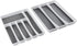 Masirs No-Slip Silverware Tray Organizer, 2-PIECE with 9-SECTIONS for Different Kitchen Utensil and Cutlery Sizes