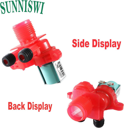 W10240949 Cold Water Inlet Valve, Compatible with Whirlpool Kenmore Washing Machine, Replaces W10921515 W11168740
