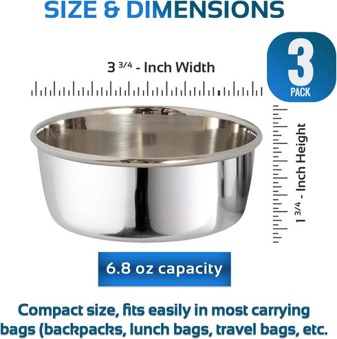Signoraware Stainless Steel Containers Set - Eco Friendly Storage Canisters, Modern Airtight Keeper for Tea, Sugar, 3