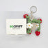 Cute Crochet Daisy Strawberry Hanging Plant, Aesthetic Rear View Mirror Ornament for Car, Handmade Decor Gift