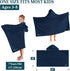 Swimming 3-8 50x30 Inch, PAVILIA Fleece Hooded Towel for Kids, Soft Plush Beach Bath Towel, Absorbent Shower Wrap