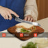 9 Inch Offset Serrated Bread Knife, High Carbon Stainless Steel Multi-Purpose Kitchen Knife for Homemade Bread, Cake,