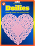 Hygloss Heart Doilies - 100 Pcs - 6-Inch Pink Paper Heart Shaped Doilies for Valentine Crafts