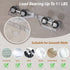 Shower Shelf Adhesive, Acrylic Corner Shower Caddy Hanging for Bathroom Kitchen Organization, Rotatable No Drilling