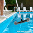 20'' Swimming Pool Brush Head, Detachable Pool Cleaning Brush with Durable Around Nylon Bristles, EZ Clip Aluminum