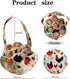 UKJENT 7 Egg Collecting Basket, Pouches Large Chicken Egg Gathering Basket, Machine Washable, Hold Different Size Eggs