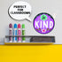 Be Kind Magnet Bundle, Floral Inspirational Decals in Blue, Pink, and Purple for Refrigerators, Cars, and Lockers