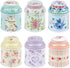 TooGet Elegant Metal Tinplate Empty Tins, Shabby Chic Mini-boxes for DIY Candles, 6-Pack