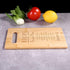 Mother's Day Gift: Special Love Heart Bamboo Cutting Board for Mom - Recipe Gifts (MOM-1)