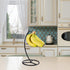 15LB Banana Holder Stand, Banana Hanger Stand Black, Metal Bananas Tree Hanger to Keep Bananas Fresh