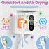 DRMXBU Toothbrush Sanitizer Case and Holders, Wall Mounted Toothbrush Holder with LED Screen, Rechargeable Travel