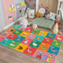 VICIKOIA 47x71in) ABC Alphabet Education Rug, Kids Fun Game Carpet Children's Room, Playroom, Classroom, Non-Slip