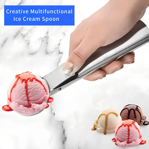 Frozen Stainless Steel Ice Cream Scoop,Cookie Scoop for Yogurt Gelatos Sundaes