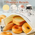 ANKEWY 17x13 Inch, 2 Packs Beeswax Bread Bags for Sourdough & Homemade Bread XL Reusable Bags for Homemade Bread