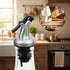 Bottle,4Pack 17 OZ 4 Pourer,2 1 8 (500ml) WERTIOO Olive Oil Dispenser Glass Oil Dispenser for Kitchen with Stainless