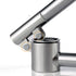Makidar Stainless Steel Garlic Press Extended Handle Heavy Duty Garlic Mincer and Crusher Manual Kitchen Tool