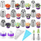 Suuker 27 Pcs Russian Piping Tips Set, Cake Decorating Tips for Cupcake Cookies Birthday Party