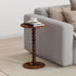 Drink Table, Drink Tables for Small Spaces, Modern Accent Nightstand with Solid Wood Leg for Living Room, Bedroom