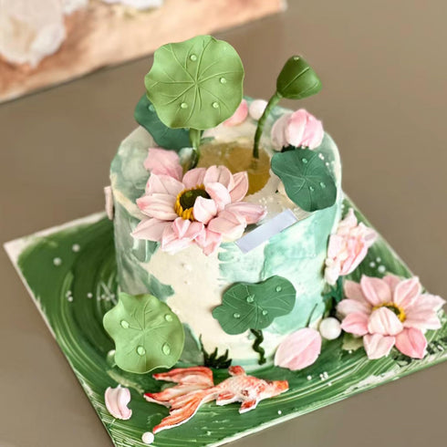 Lotus Leaf Fondant Mold, Silicone Molds for Cake Decoration, Cupcake Topper, Chocolate Candy, Gum Paste, Polymer Clay