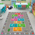 YLZLDKH Counting 47x71 Hopscotch Play Rug Carpet for Kids, ABC Alphabet Number Educational Rug, Children's Game Mat