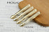 Mini Serving Tongs, Set of 4 Appetizer Tongs, 5 Inches (Gold)