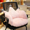 Holiberty Cute Crown Chair Cushion, Foam Stuffed Desk Seat Pad for Waist Support, Plush Pillow for Home Office