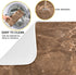 Brown Marble Texture Absorbent Dishes Drainer/Rack Mat for Countertop Small Size 16 x 18, Microfiber Dish Drying Pads Kitchen Counter Draining Pad