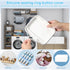 FAMIWIN 2PCS, 2.8L 94oz Laundry Pods Container / Pop-Up Laundry Pod Holder with Lid for Laundry Organization Storage