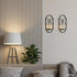 Set 2 12 Hosley of Iron Tealight Wall Sconces Decorative Candle Holders for Home Decor, Living Room Bedroom Hallway