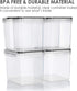 6 24 Vtopmart Airtight Food Storage Containers Pieces - Plastic BPA Free Kitchen Pantry Storage Containers