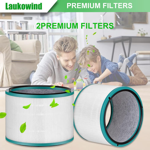 Air Purifier Filter Replacements for Dyson HP01, HP02, 2 Pack
