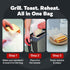 Reusable Toaster Bag Set of 4 - Nonstick Teflon Bags for Grilled Cheese, Pizza Rolls - BPA & PFOA Free, Up to 50 Uses