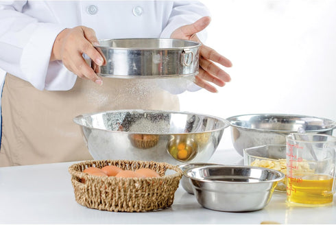 Mrs. Anderson’s Baking Tamis Mesh Sifter, 18/8 Stainless Steel for Perfect Baking Results
