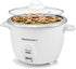 ERC-2010 10 Elite Gourmet Electric Rice Cooker with Stainless Steel Inner Pot Makes Soups, Stews, Grains, Cereals, Keep