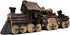 Slifka Sales Company 3 Piece Bear and Moose Woodland Express Holday Decor Train