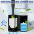 Set Set 5 Electric Toilet Brush and Holder Electric Toilet Bowl Brush Toilet Brush Cleaner with Refills Disposable