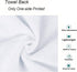 Naanle Stylish Christmas Santa Claus Bath Towel, Large Hand Towels for Bathroom, Hotel, Gym, Spa