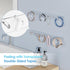 MaxGear Acrylic Necklace Holder 2 Pack, Wall Mounted Jewelry Organizer for Necklaces, Bracelets, Rings, and Bangles